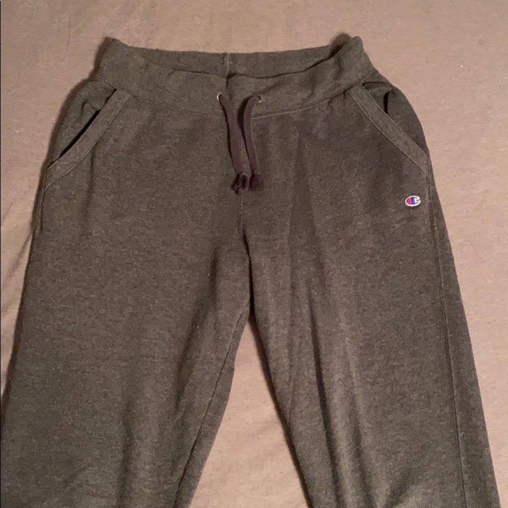 dark grey champion joggers/sweatpants